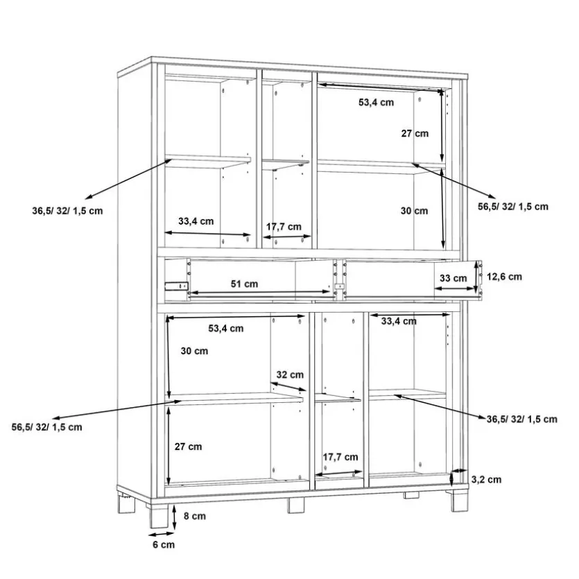 Highboard Farida