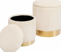 Hocker 2er Set Cherry Storage 86512