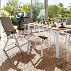 Hocker Verona, Alu/Textilene