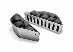 Holzkohlehalter 2er Set Zubehör