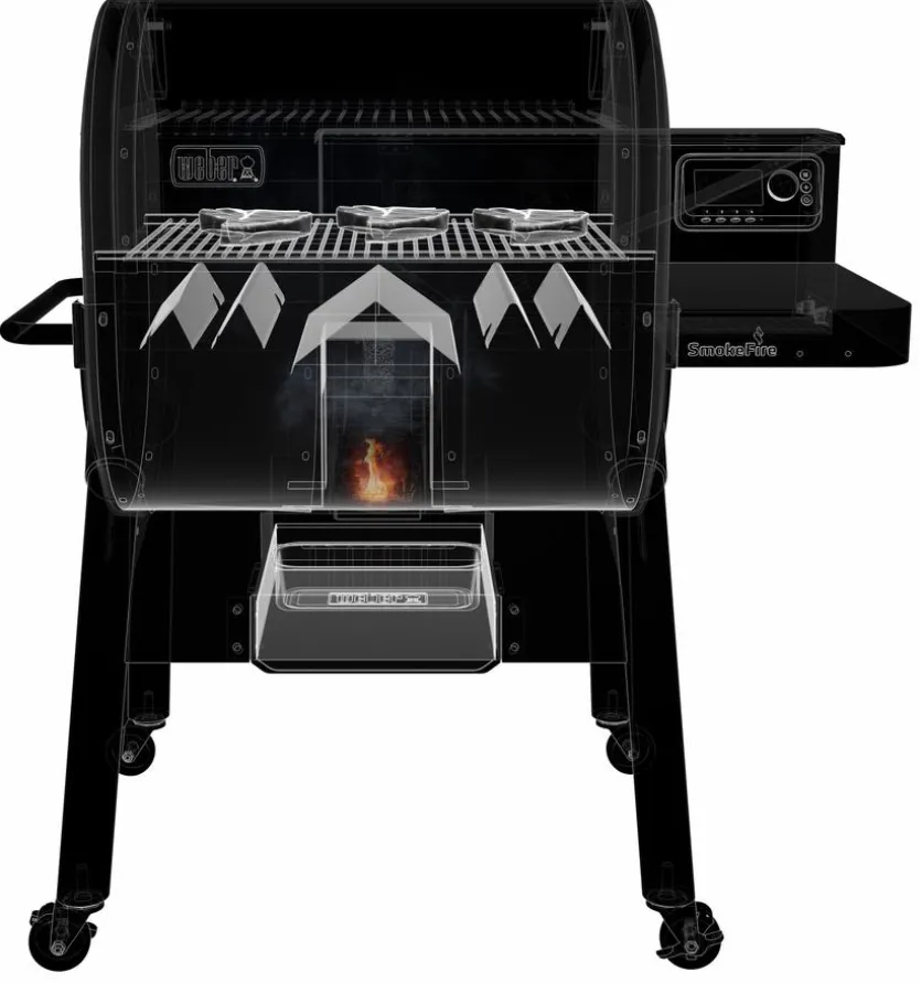 Holzpelletgrill EX6 GBS Smoke Fire