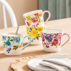 Kaffeebecher Blüten 400 ml