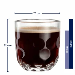 Kaffeebecher Gocce 2tlg.