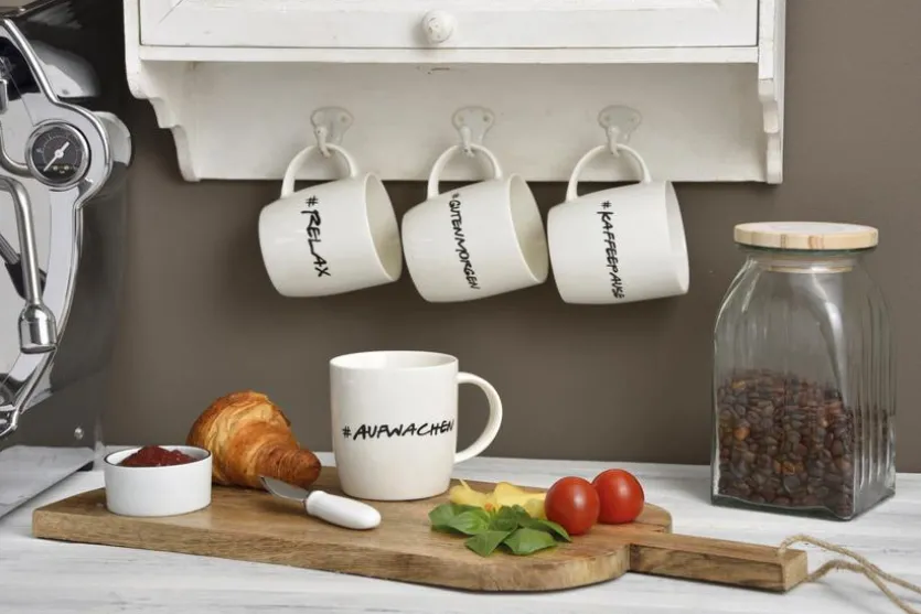 Kaffeebecher Sprüche 300 ml