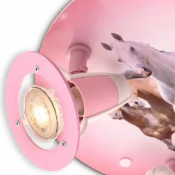 Kinderlampe Pferde