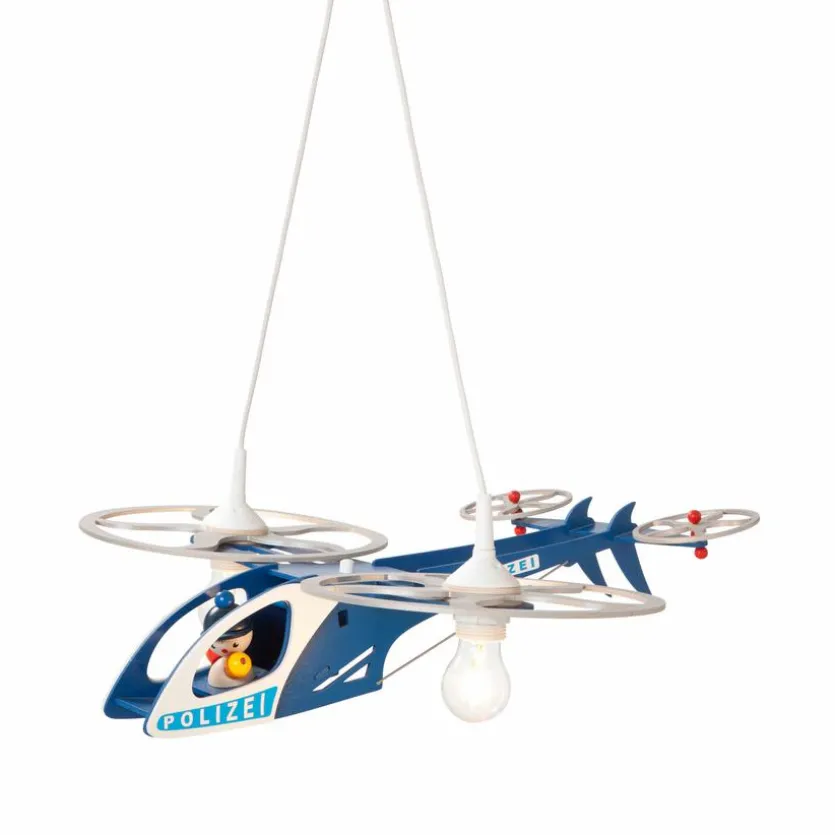 Kinderlampe Polizei Helikopter