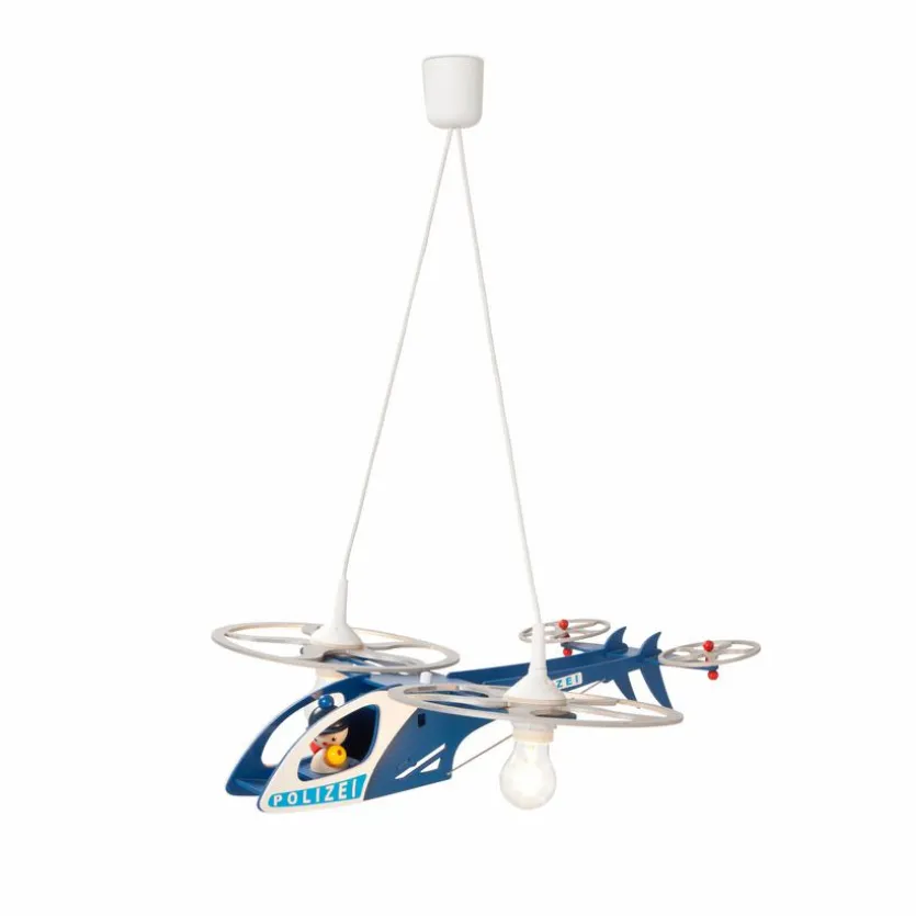 Kinderlampe Polizei Helikopter
