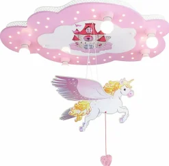 Kinderlampe Schloss mit Einhorn