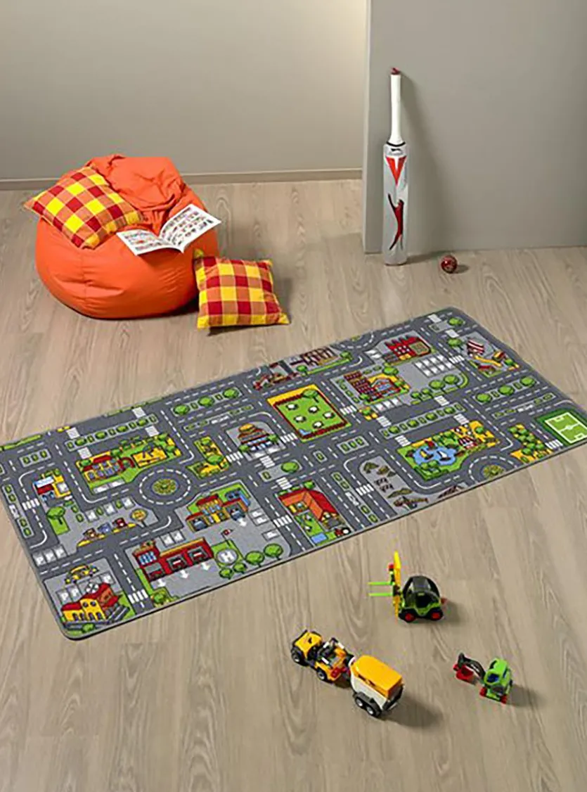 Kinderteppich City 80 x 150 cm