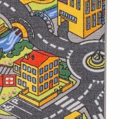 Kinderteppich City 80 x 140 cm