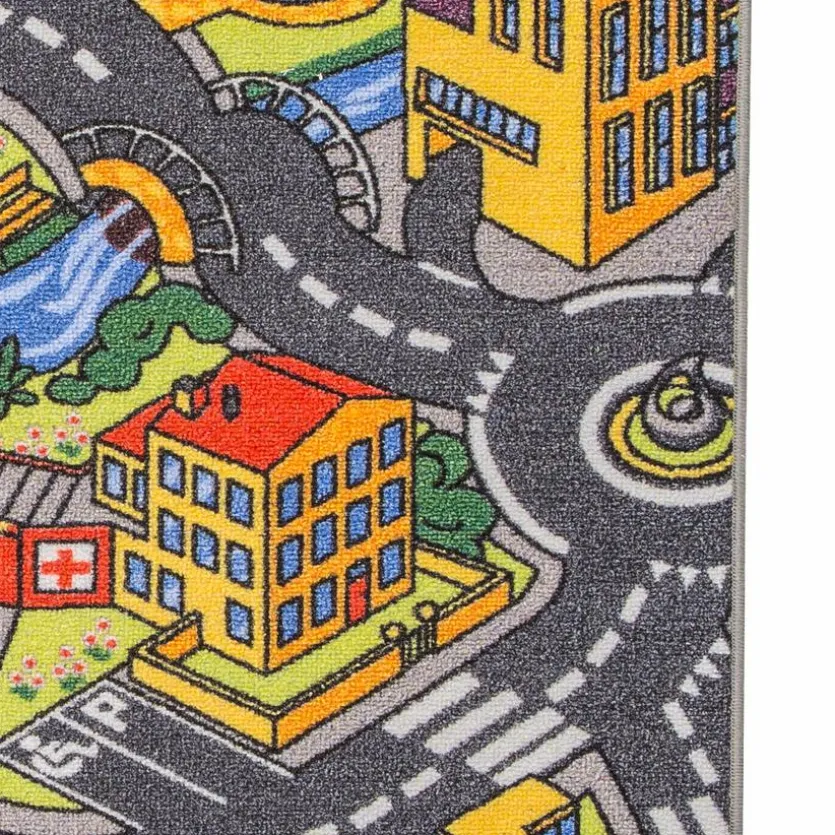 Kinderteppich City 80 x 140 cm