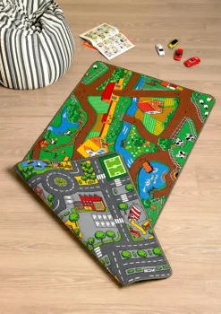 Kinderteppich City Duoplay 133 x 175 cm