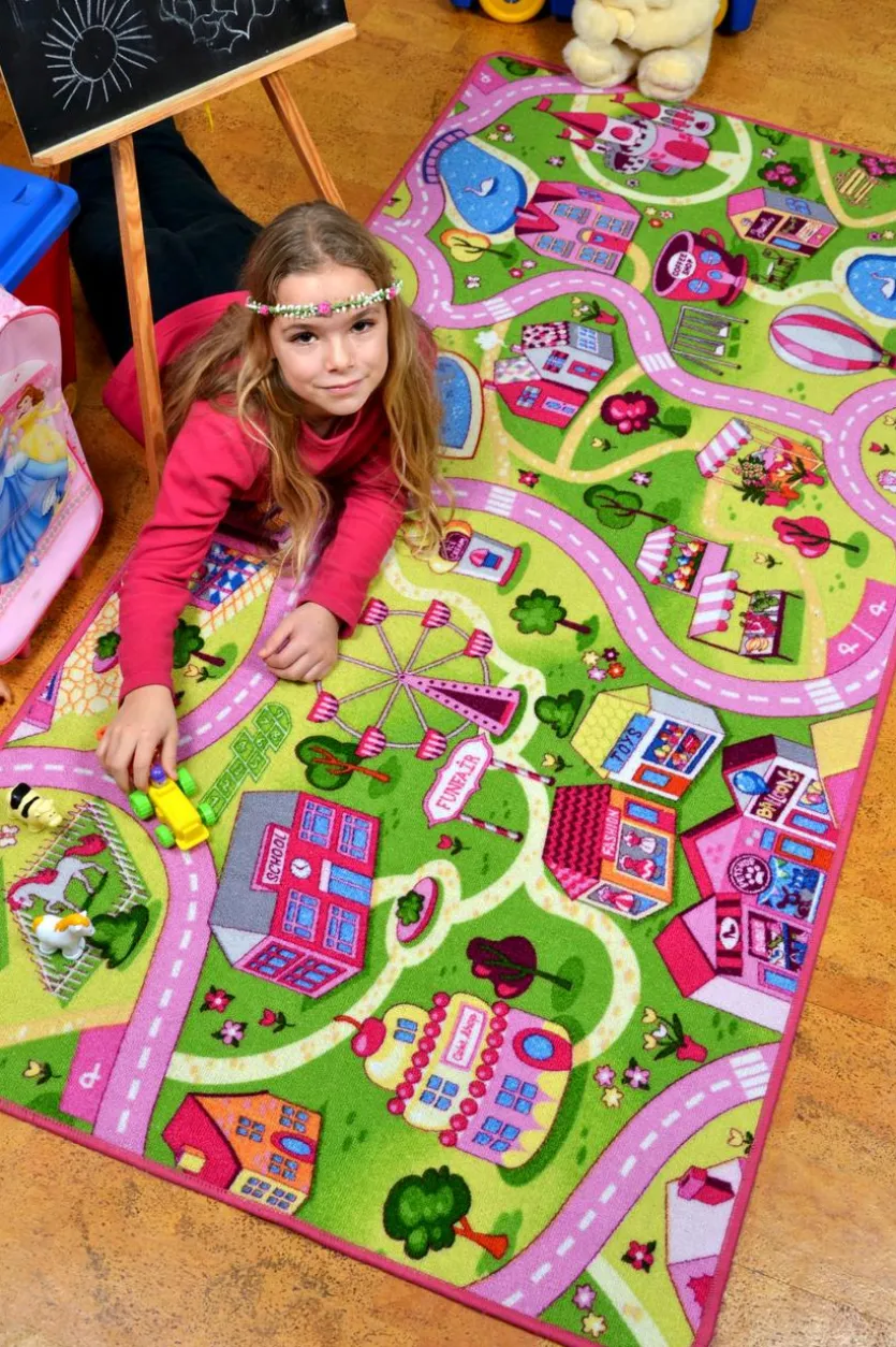 Kinderteppich Straße 95 x 200 cm