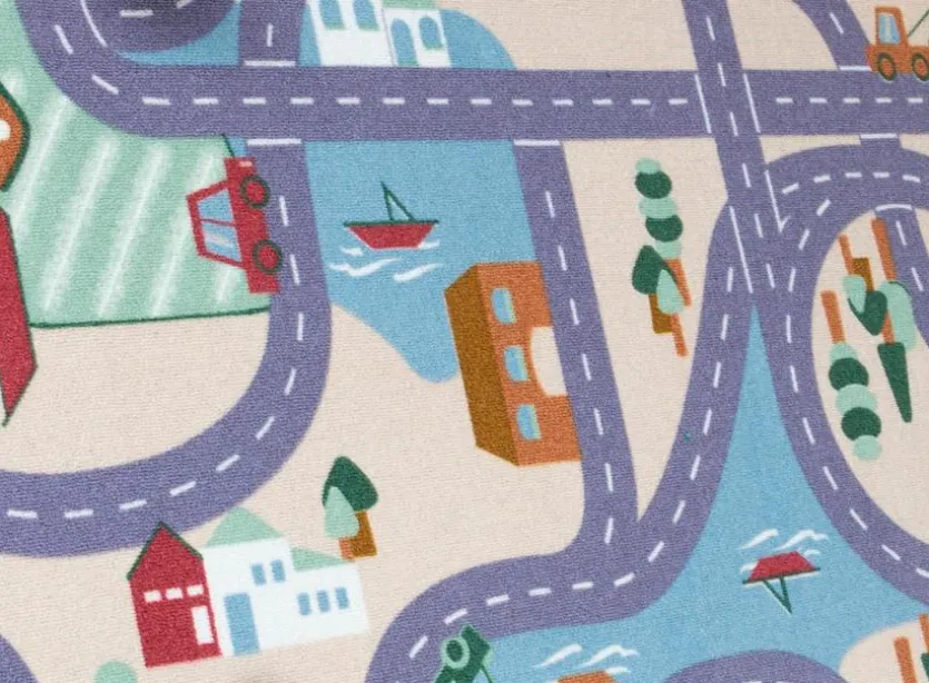 Kinderteppich Straße 95 x 200 cm