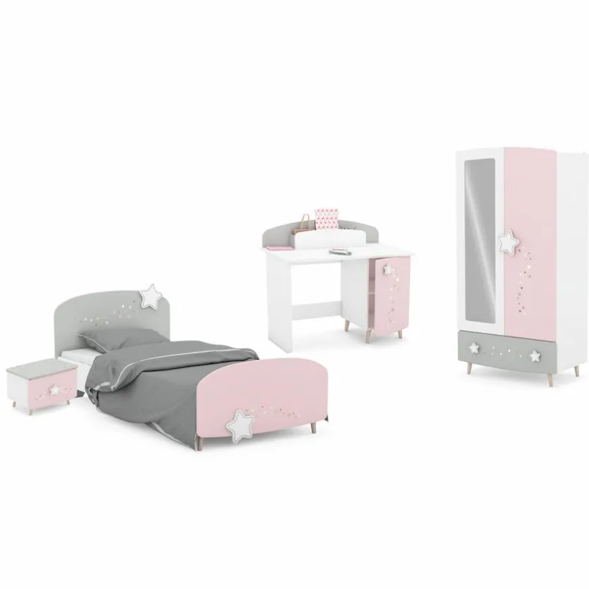 Kinderzimmer-Set Stella 4tlg.