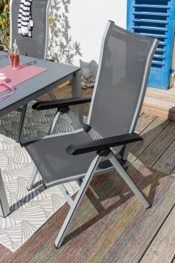 Klappstuhl Kedline, Alu/Textilene