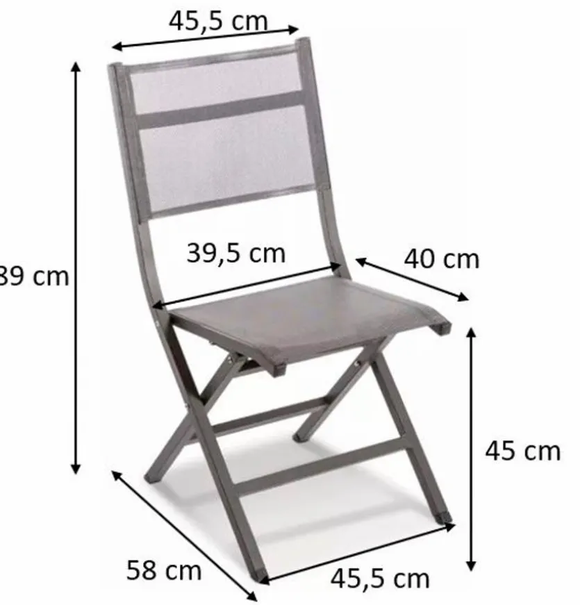 Klappstuhl Picton, Aluminium
