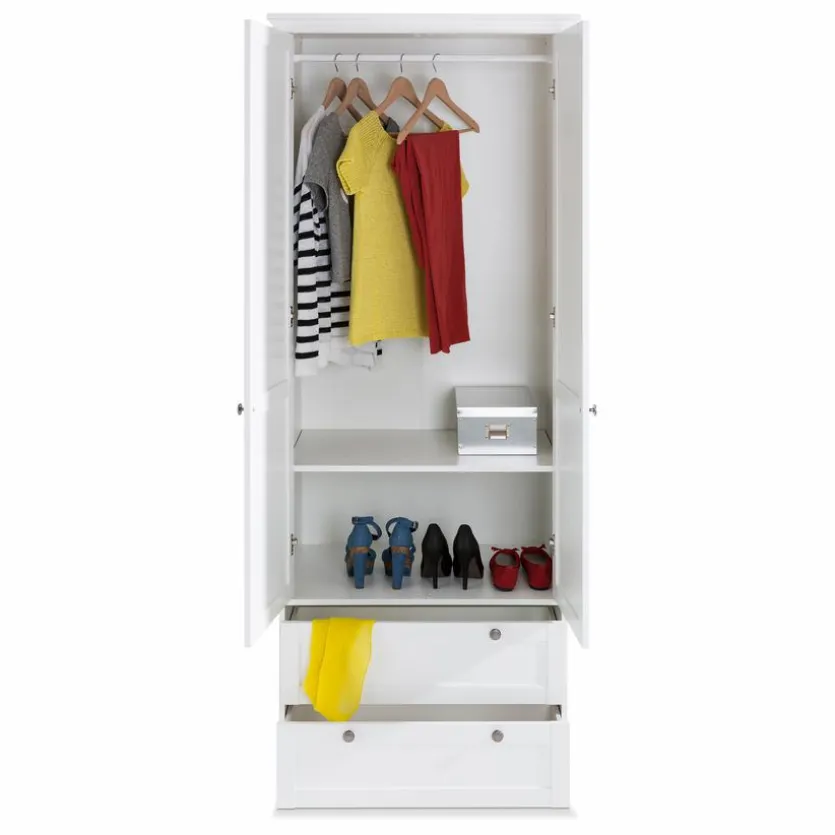 Kleiderschrank Landwood 80 x 200 cm