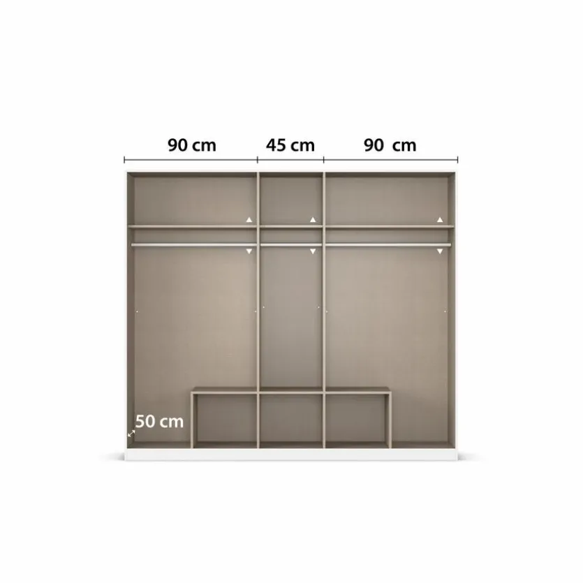 Kleiderschrank Anni 226 x 197 cm