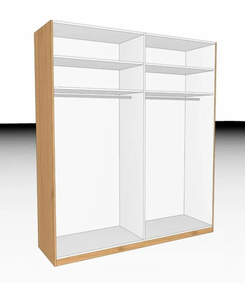 Kleiderschrank Comfort-V 200 x 229 cm