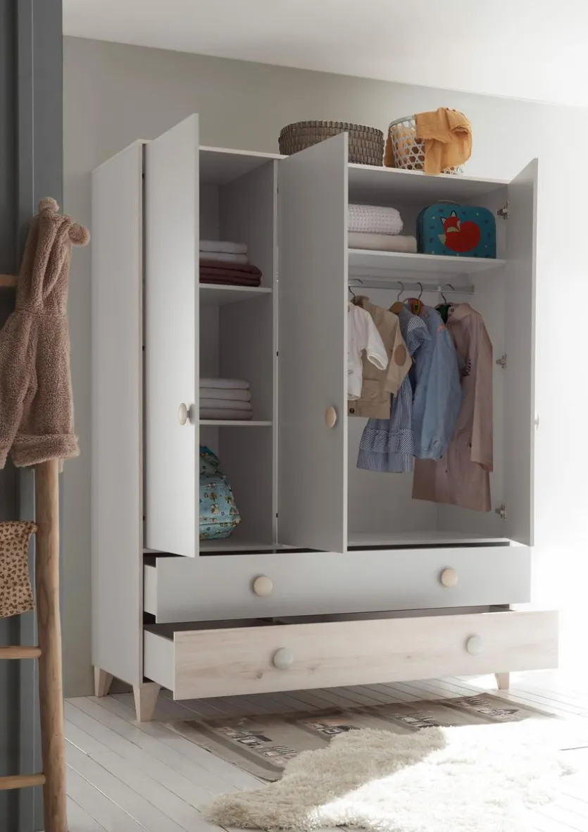 Kleiderschrank Fien 155 x 58 cm