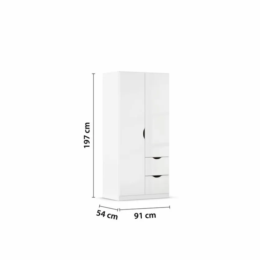 Kleiderschrank Freiham 91 x 197 cm