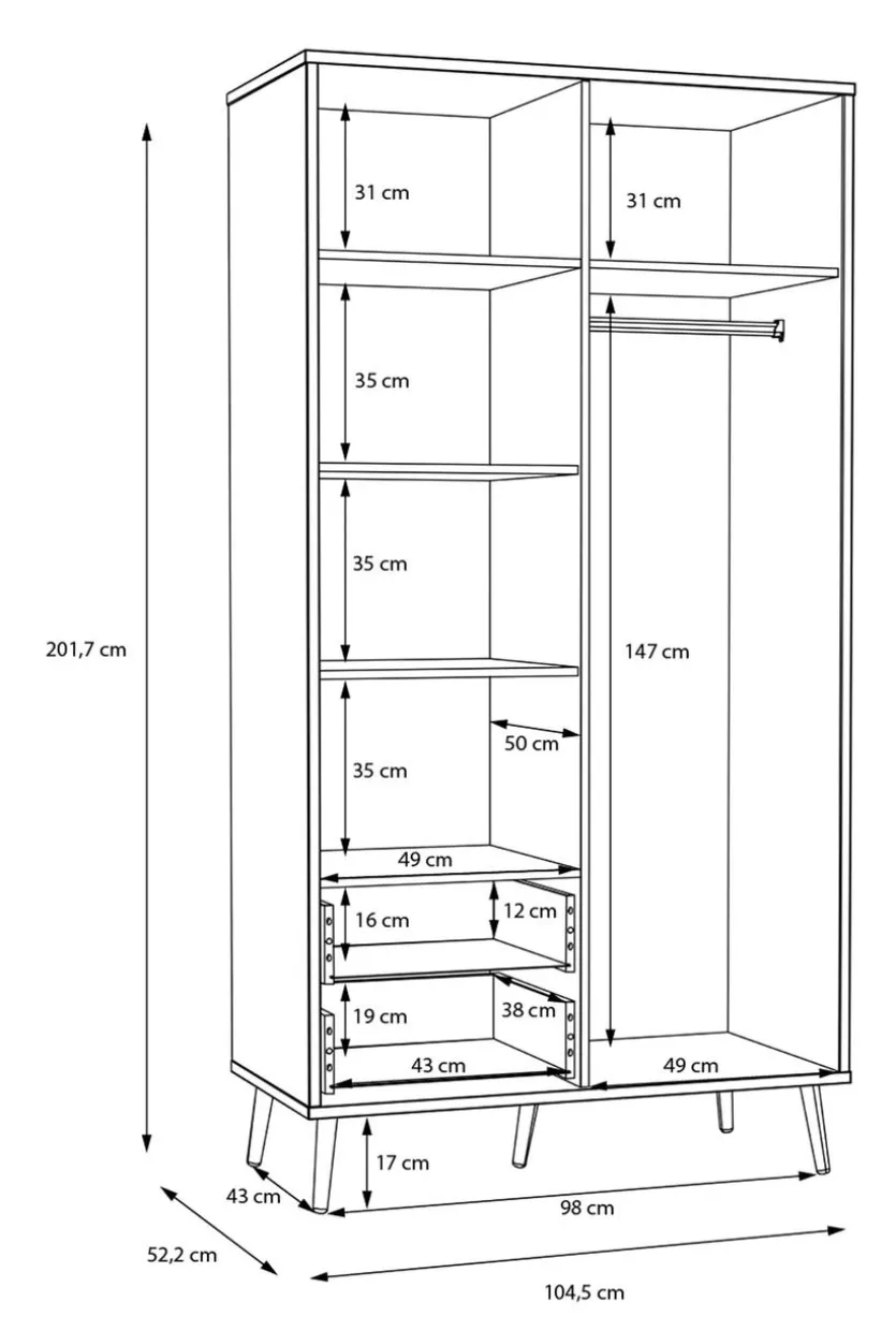 Kleiderschrank Harllson