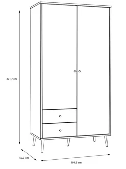 Kleiderschrank Harllson