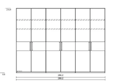Kleiderschrank Kiruna 300 x 217 cm