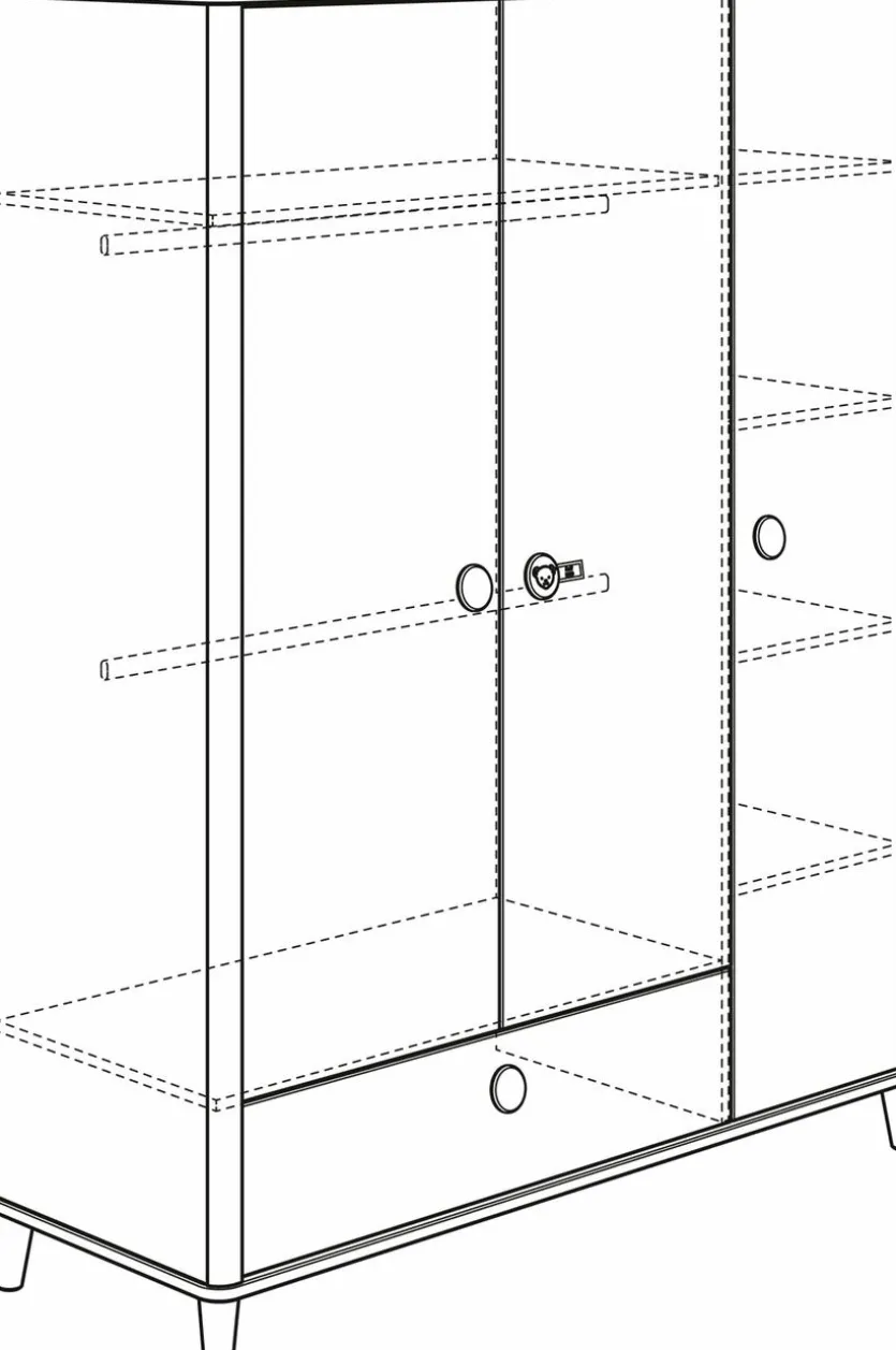 Kleiderschrank Lotte & Fynn 162 x 202 cm