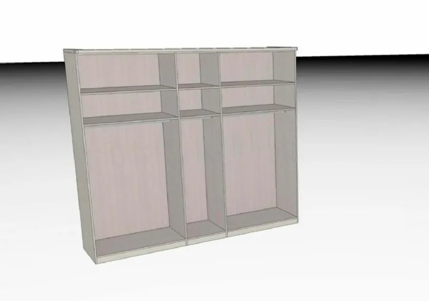 Kleiderschrank Luxor 250 x 220 cm