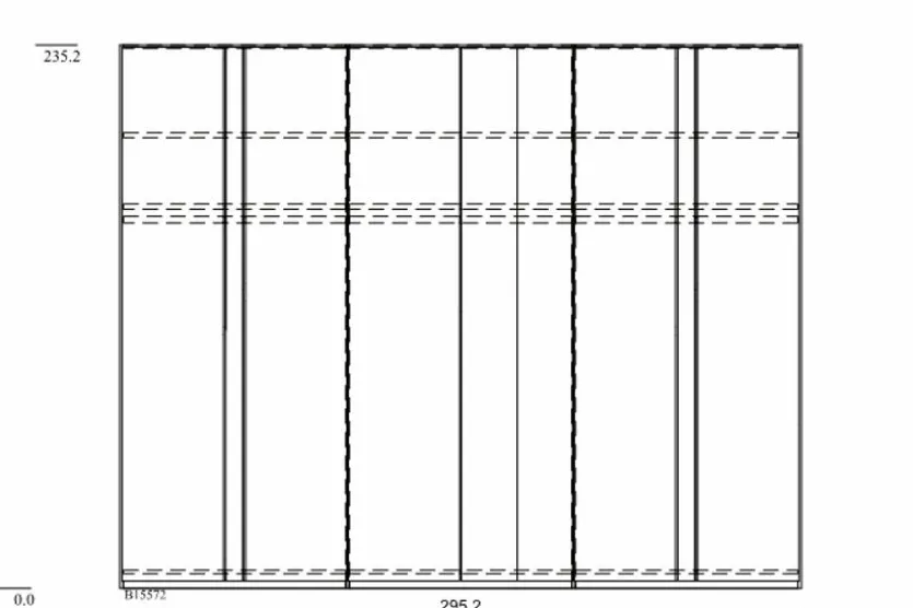 Kleiderschrank Marino 300 x 236 cm