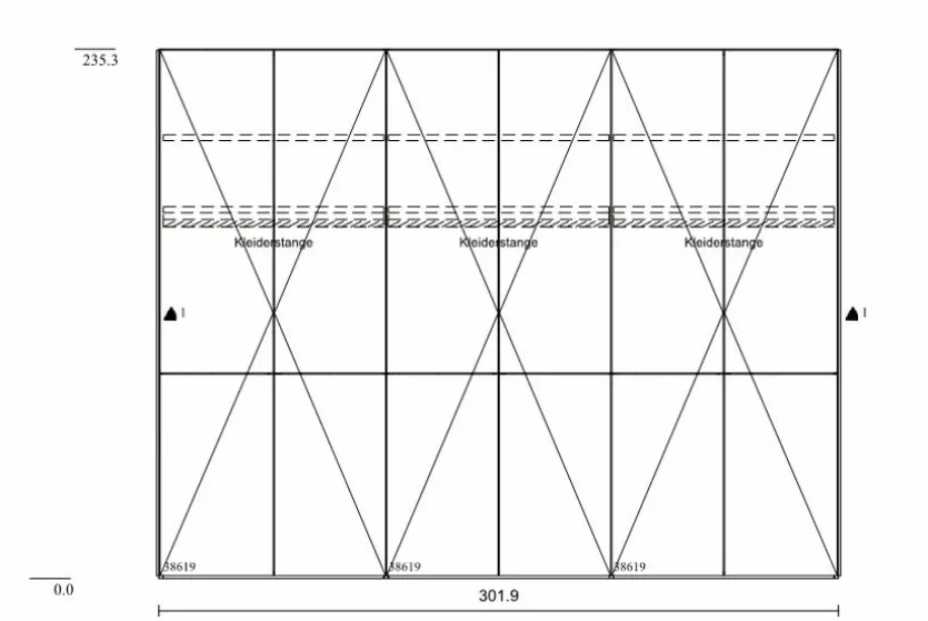 Kleiderschrank Marsala 300 x 235 cm