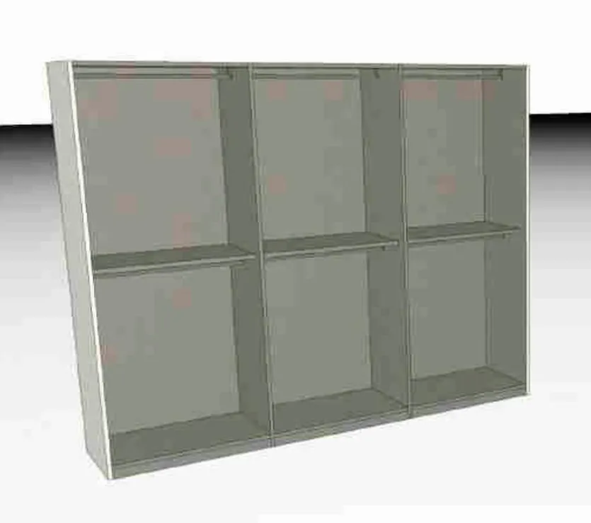 Kleiderschrank Senza Tempo 303 x 242 cm