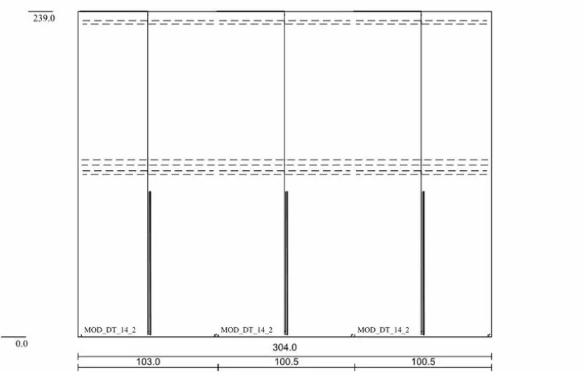 Kleiderschrank Terni 304 x 239 cm
