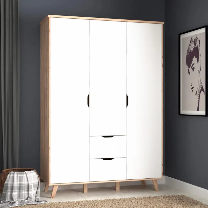 Kleiderschrank Vankka 139 x 202 cm