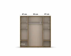 Kleiderschrank Voyager 187 x 194 cm