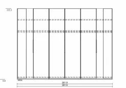 Kleiderschrank WSL 8800 302 x 223 cm