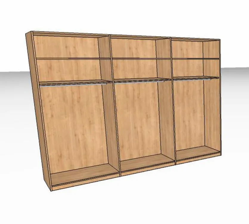 Kleiderschrank WSM 1600 302 x 223 cm