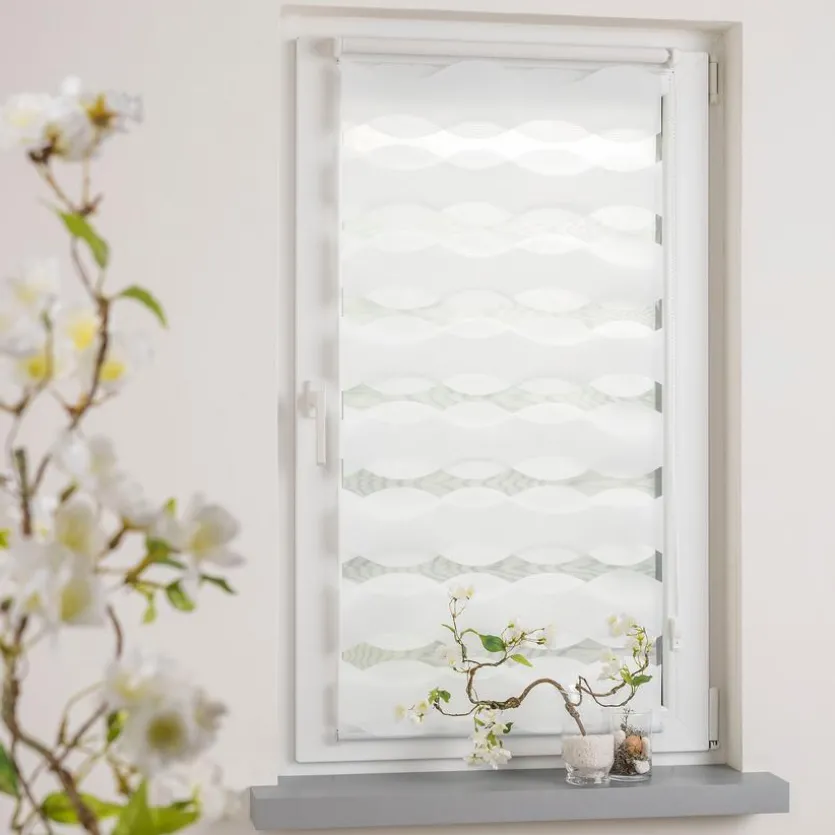 Klemmfix Duo-Rollo Wave 40 x 150 cm