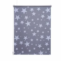 Klemmfix-Rollo Sterne 75 x 150 cm