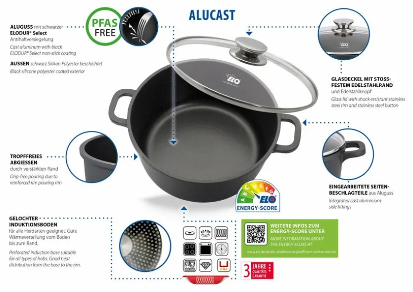 Kochtopf Alucast 20 cm