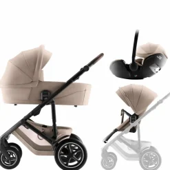 Kombi-Kinderwagen-Set Smile 5Z Teak