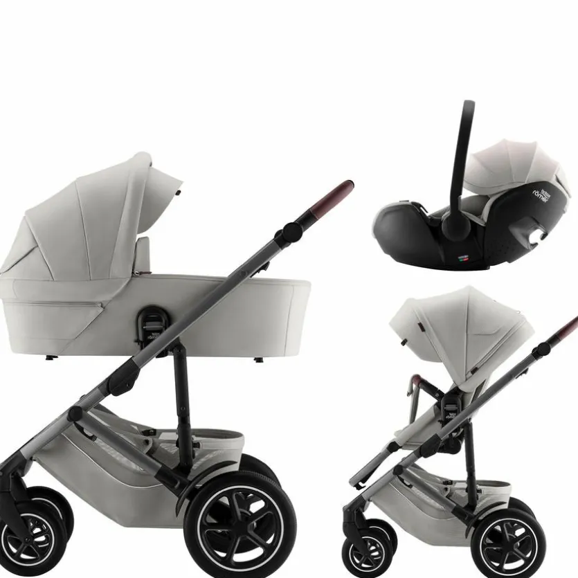 Kombi-Kinderwagen-Set Smile 5Z Linen Grey