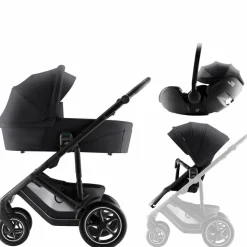 Kombi-Kinderwagen-Set Smile 5Z Carbon Black