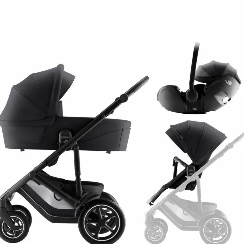 Kombi-Kinderwagen-Set Smile 5Z Carbon Black