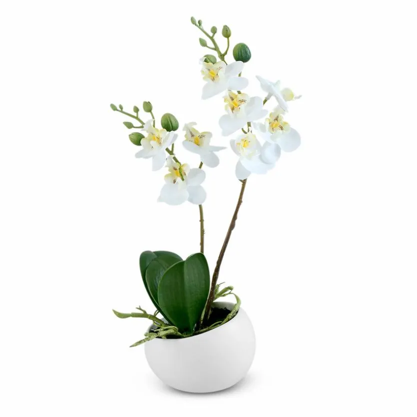 Kunstblume Orchidee Phalaenopsis 25 cm