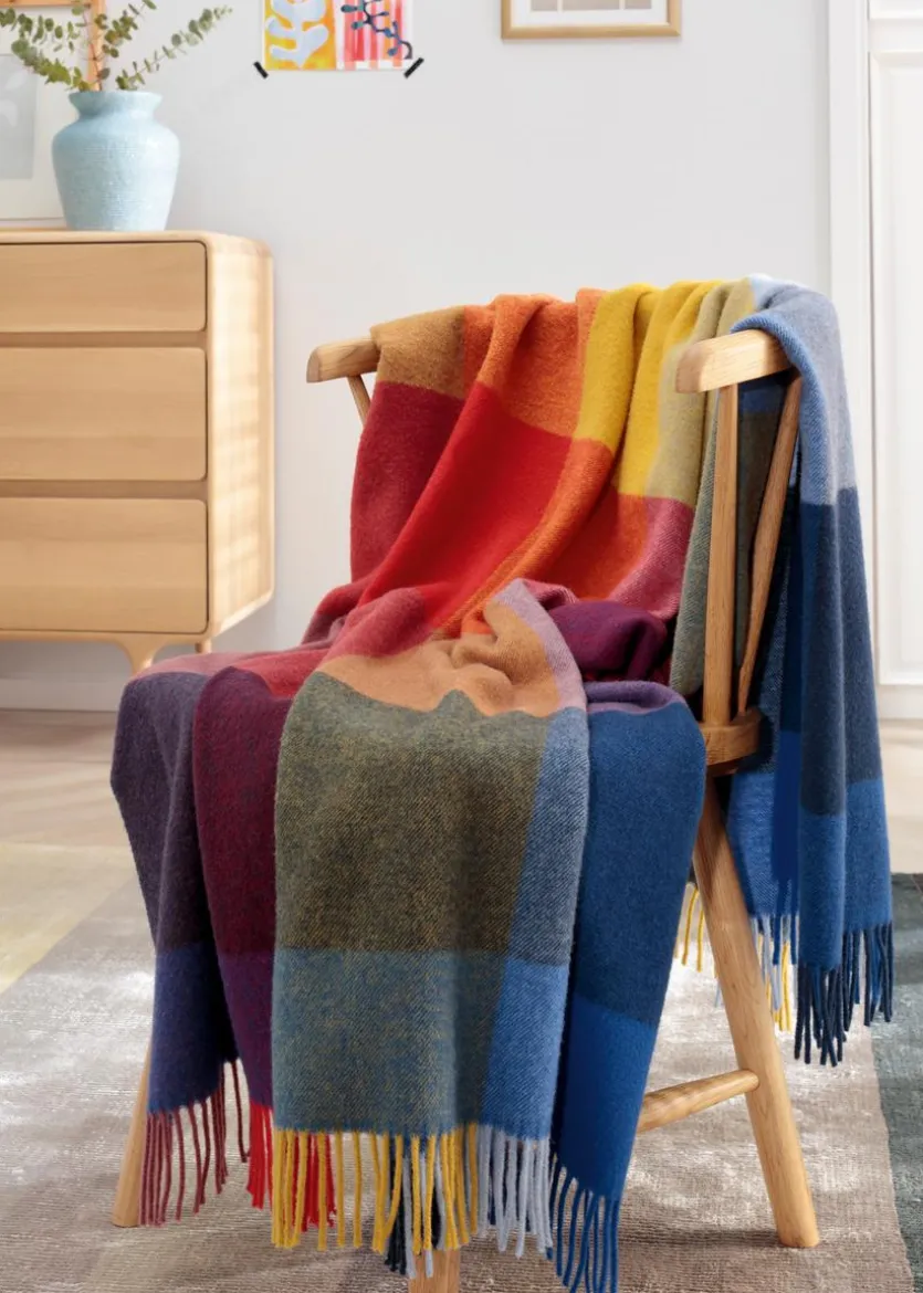Kuscheldecke Bright Square 130 x 170 cm