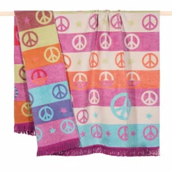 Kuscheldecke Peace 150 x 200 cm