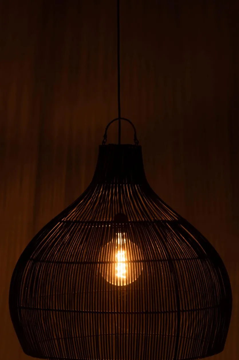 Lampenschirm Rattan Birne